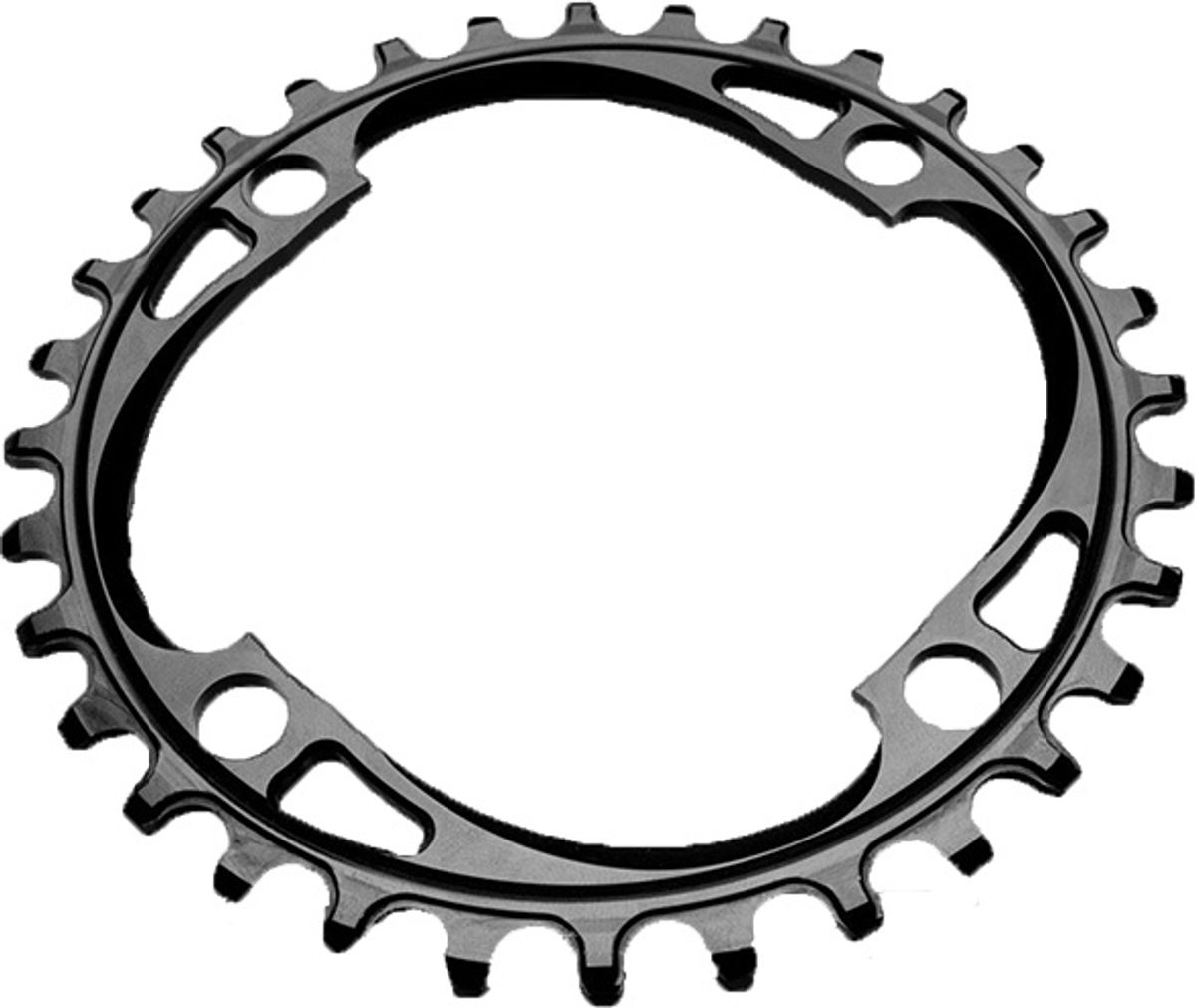 AbsoluteBlack Chainring Singlespeed 26T Ø64 mm - (1x10/11/12) - Sort