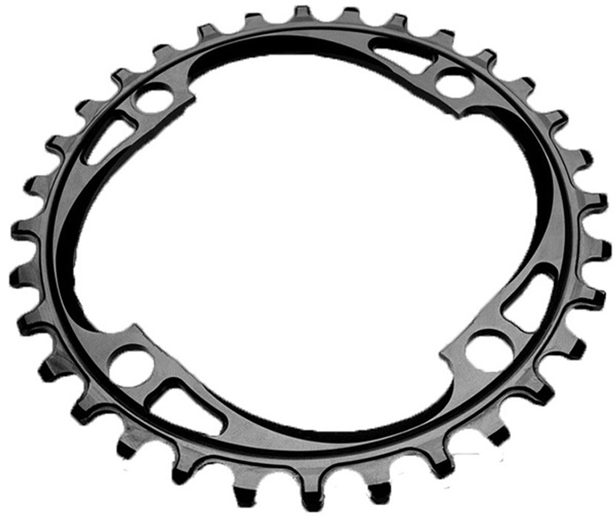 AbsoluteBlack Chainring Singlespeed 34T Ø104 mm - (1x10/11/12) - Sort