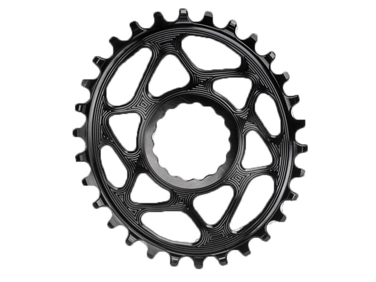 absoluteBLACK Oval klinge - Singlespeed - Offset 3 mm - Directmount - Boost - 36T - Sort