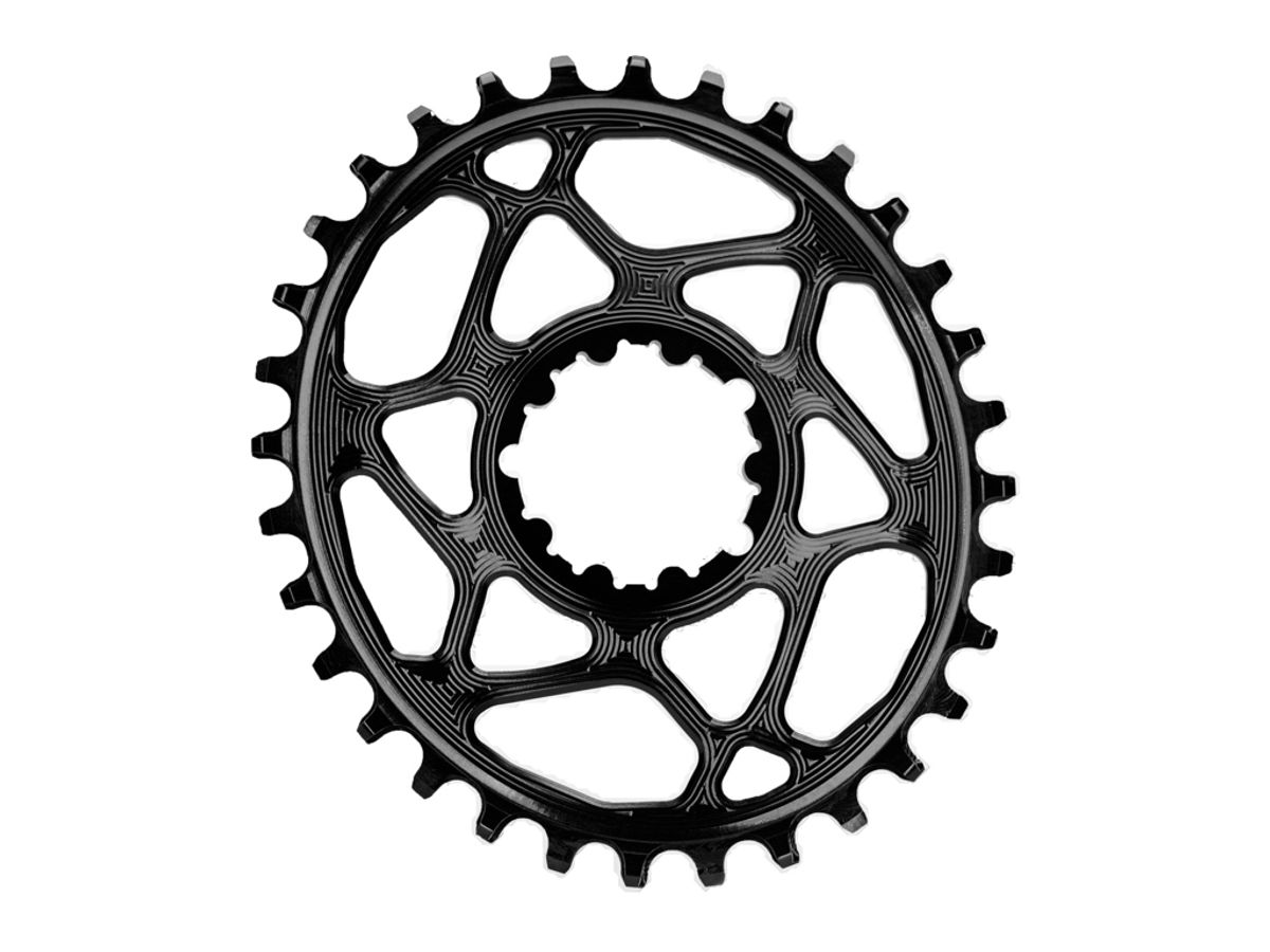 absoluteBLACK Oval klinge - Sram - Direct mount - Offset 6 mm - 32 tænder - Sort