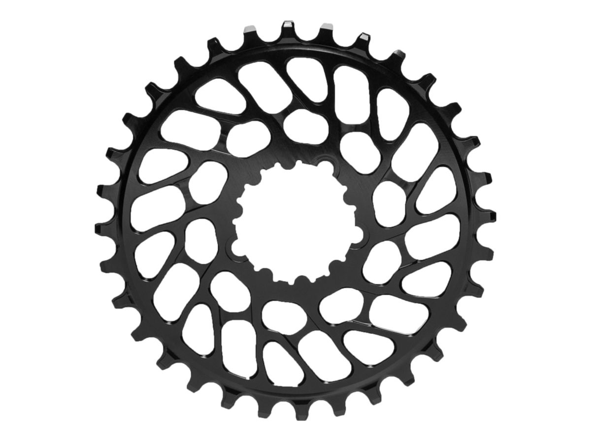 absoluteBLACK Rund klinge - Sram - Direct mount - Offset 0 mm - 32 tænder - Sort