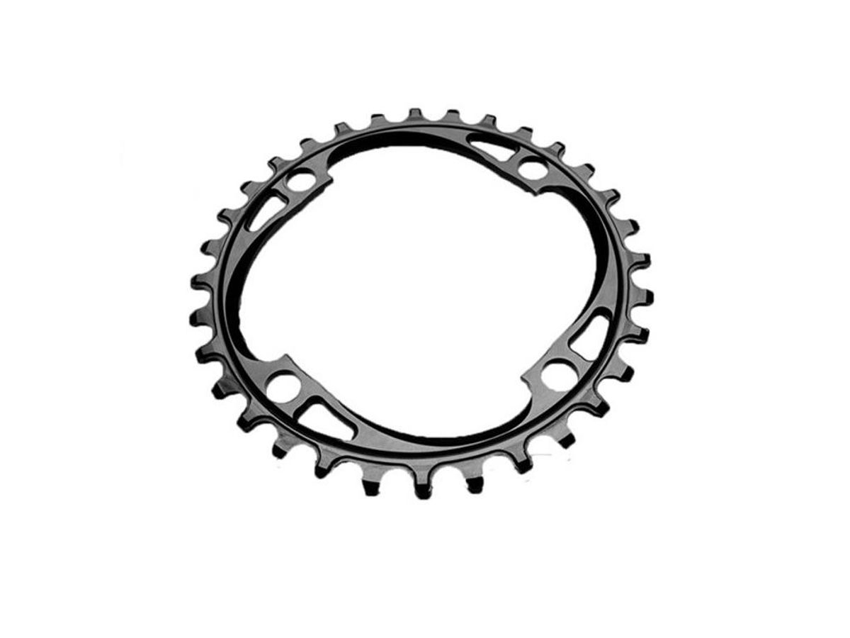 absoluteBLACK Rund klinge - SRAM - Singlespeed - ø104 mm - 32T - Sort