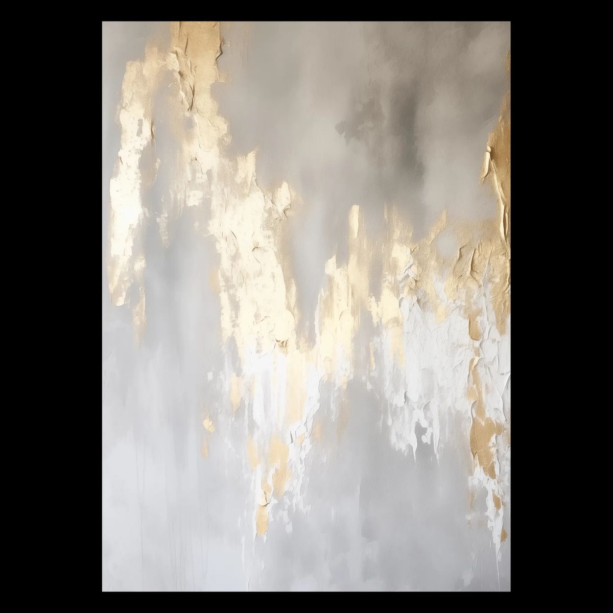 Abstract Elegance Plakat 42x60 (A2) / Hvid Egetræ