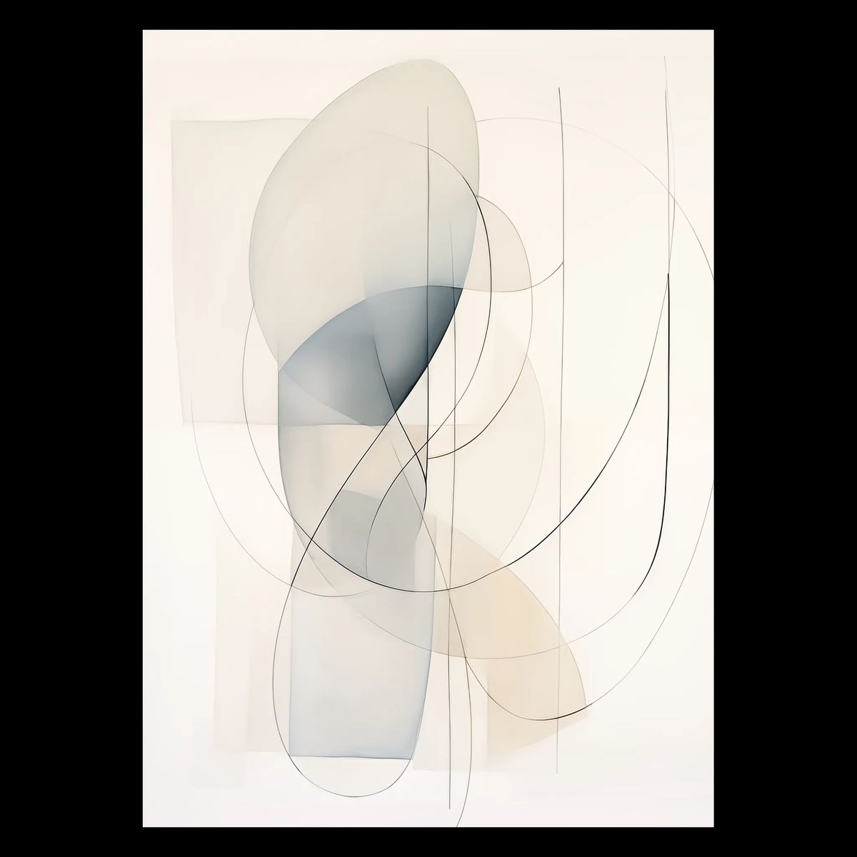 Abstractions Of Lightness No. 2 Plakat 21x30 cm (A4) / Ingen ramme