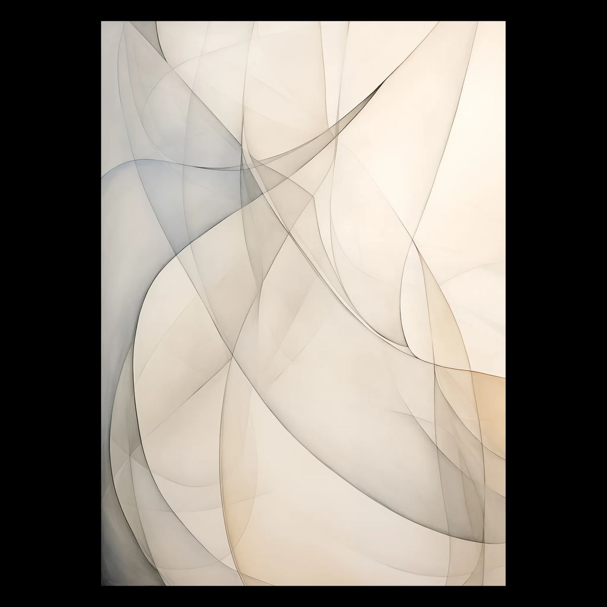 Abstractions Of Lightness No. 3 Plakat 30x42 cm (A3) / Egetræ