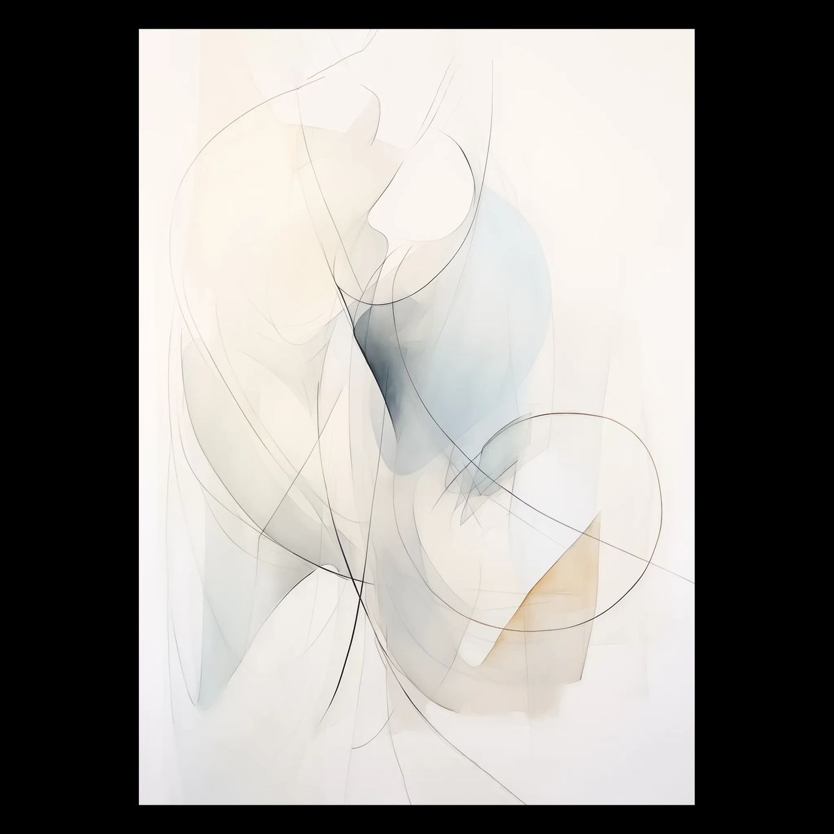 Abstractions Of Lightness No. 5 Plakat 21x30 cm (A4) / Ingen ramme