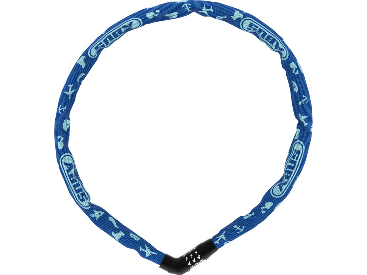 Abus 4804C Steel-O-Chain - Kædelås - 75cm - Blue symbols