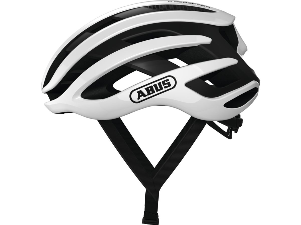 Abus AirBreaker - Cykelhjelm - Hvid - Str. 52-58cm