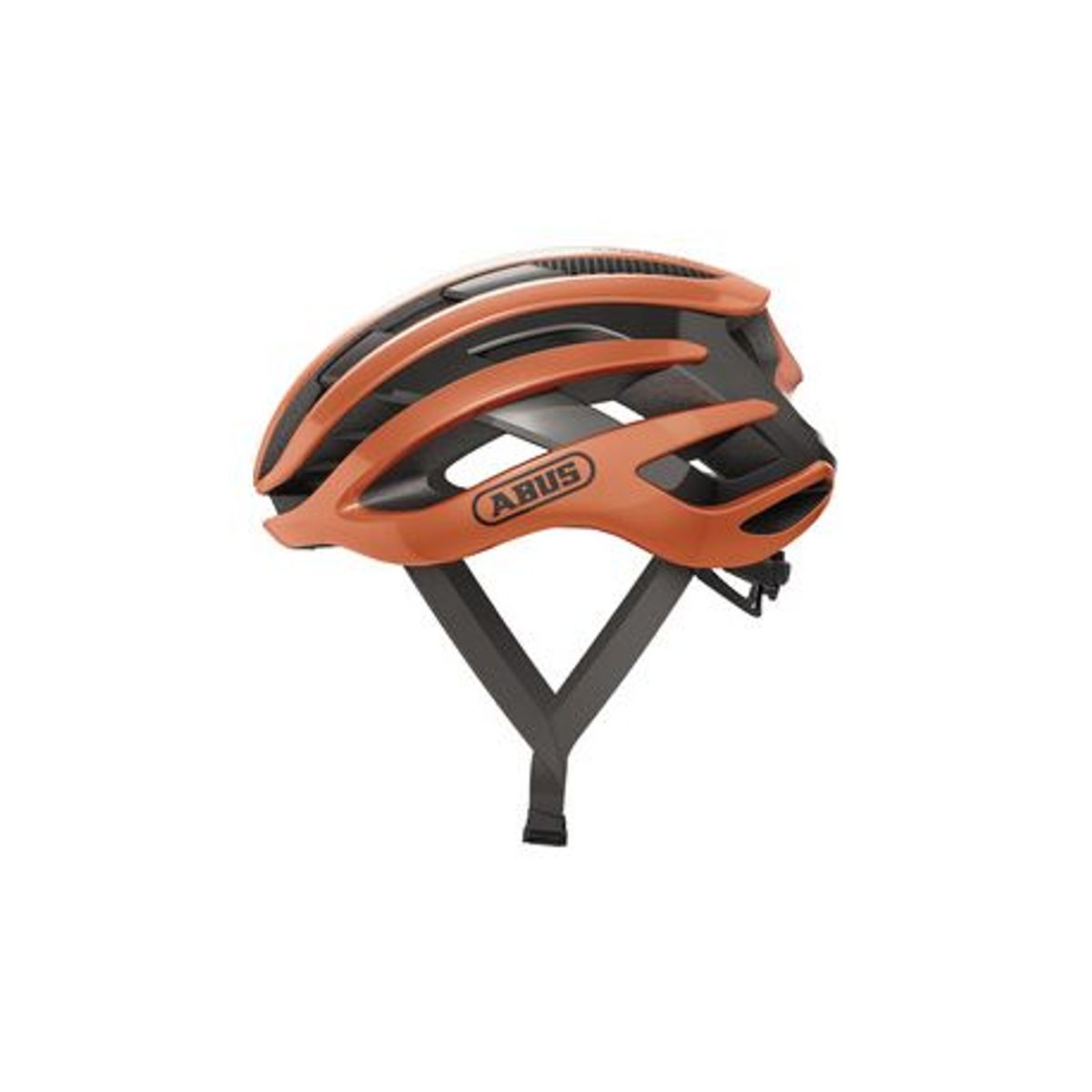 Abus airbreaker gold fish orange cykelhjelm