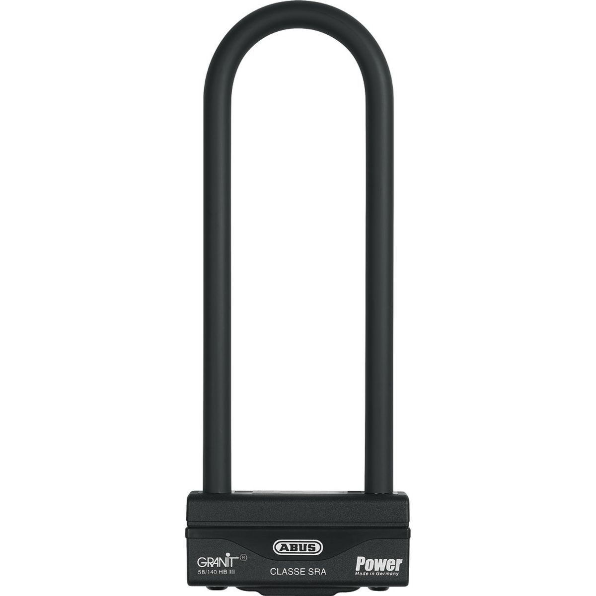 Abus Bøjlelås 58 Granit Power XPlus - 300mm - Sort