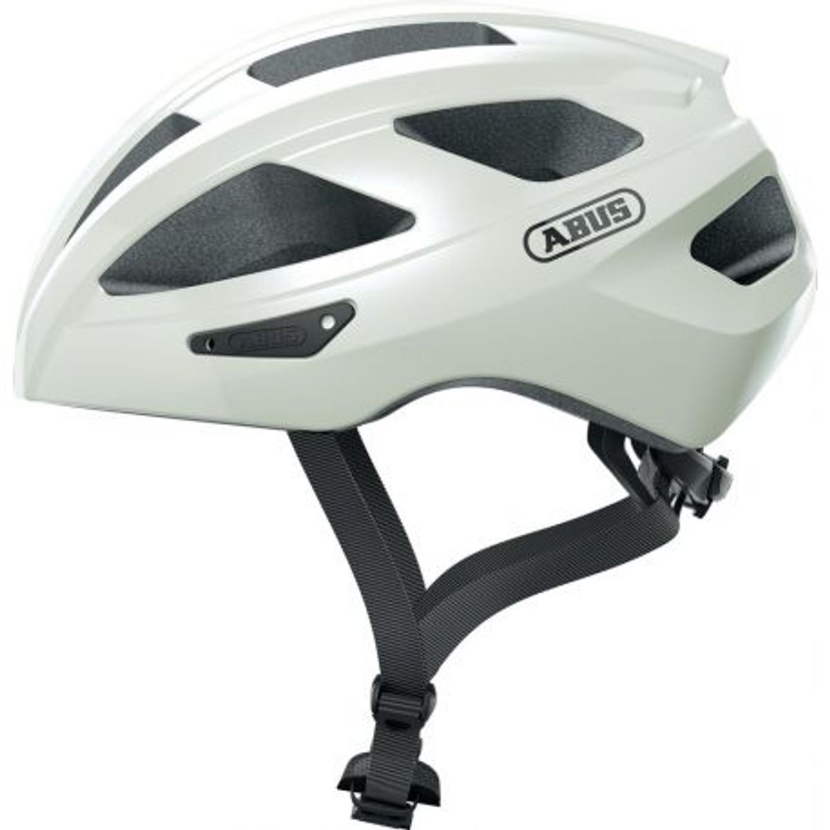 Abus Cykelhjelm Macator, pearl white shiny