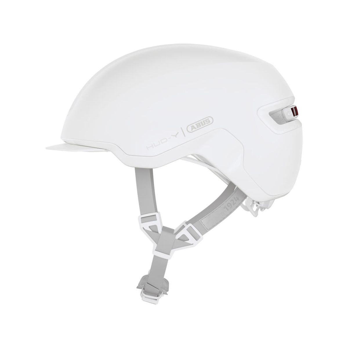 Abus Hud-Y - Cykelhjelm - Pure white - Str. S