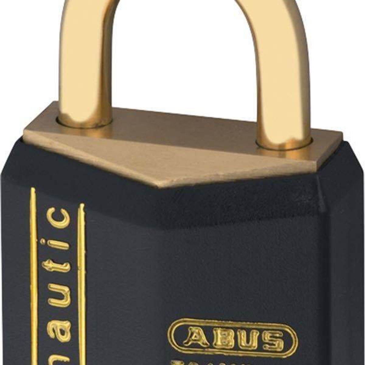 Abus hængelås massiv messing 2stk samme nøgle 40mm - 1051718