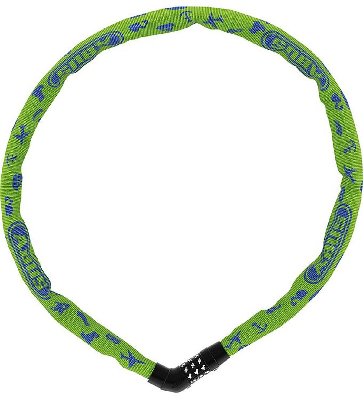 Abus Kædelås - 4804C Symbols - 75 cm - Lime