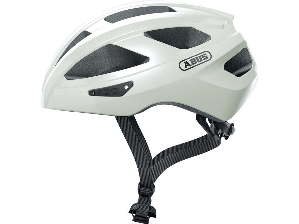 Abus Macator - Cykelhjelm - Pearl white - Str. L