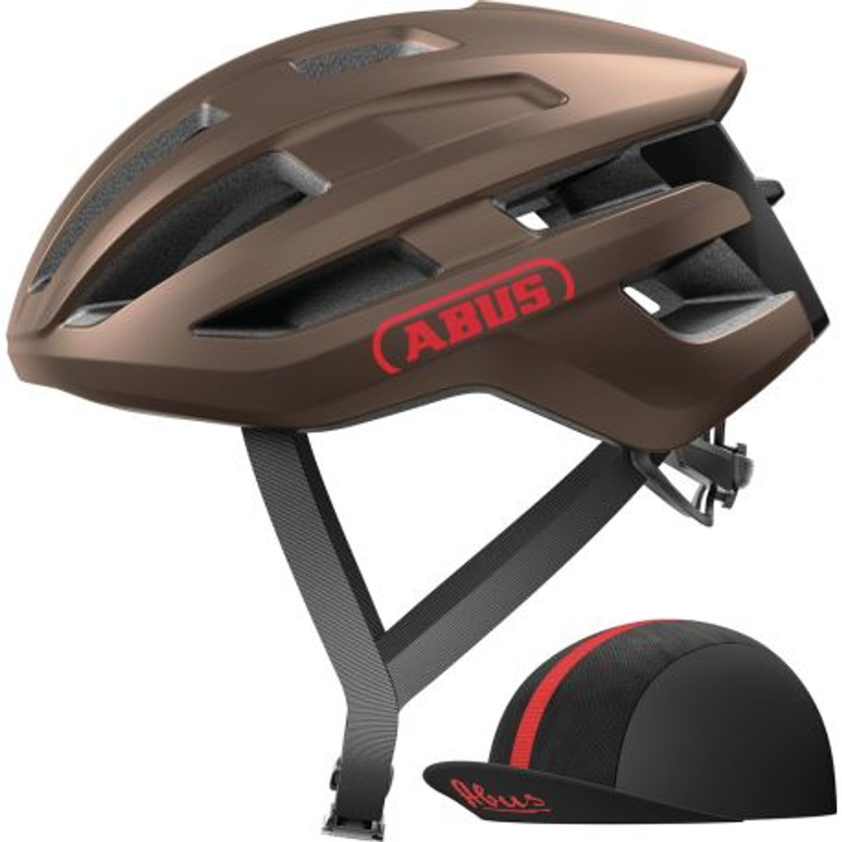 Abus PowerDome ACE metallic copper cykelhjelm