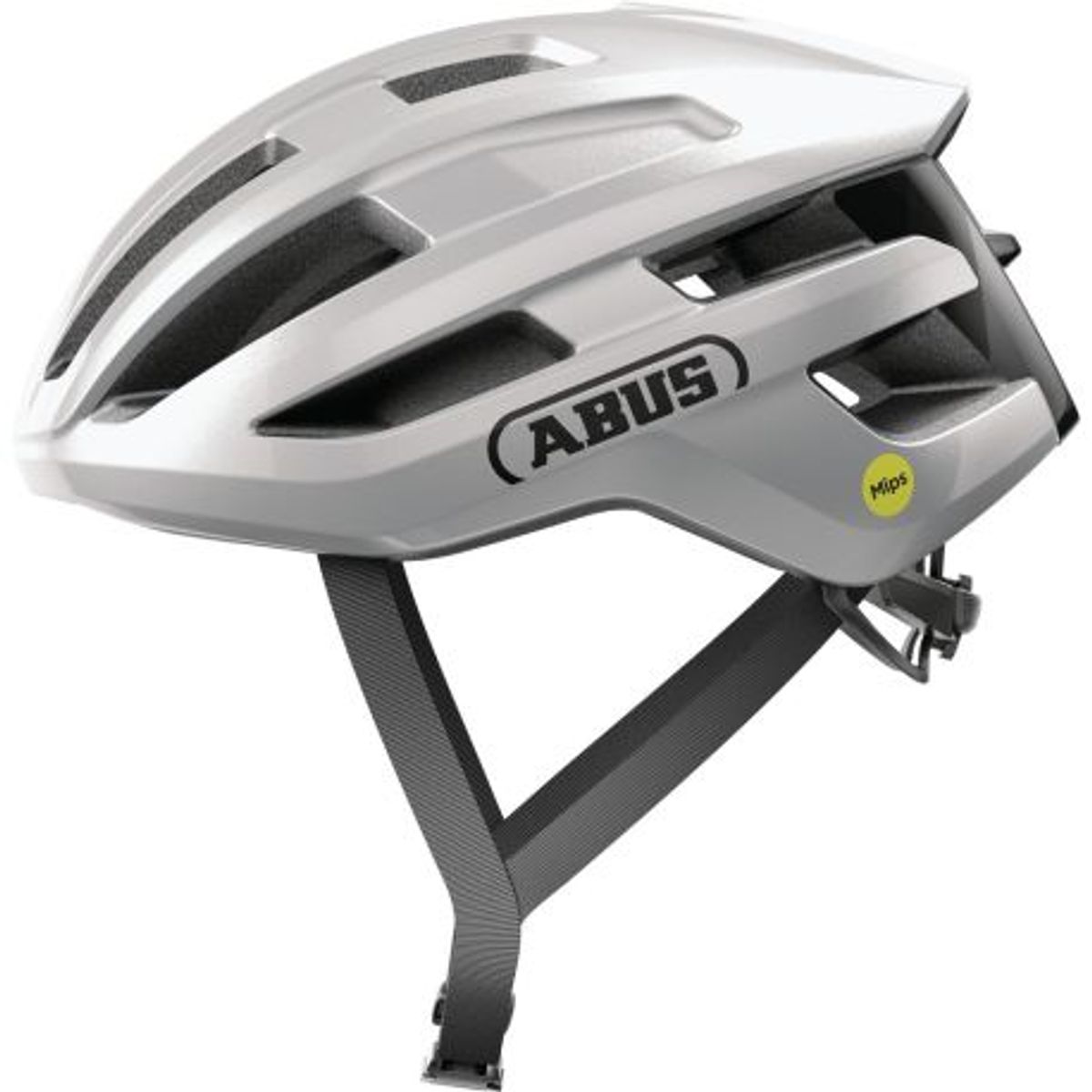 Abus PowerDome MIPS gleam silver cykelhjelm