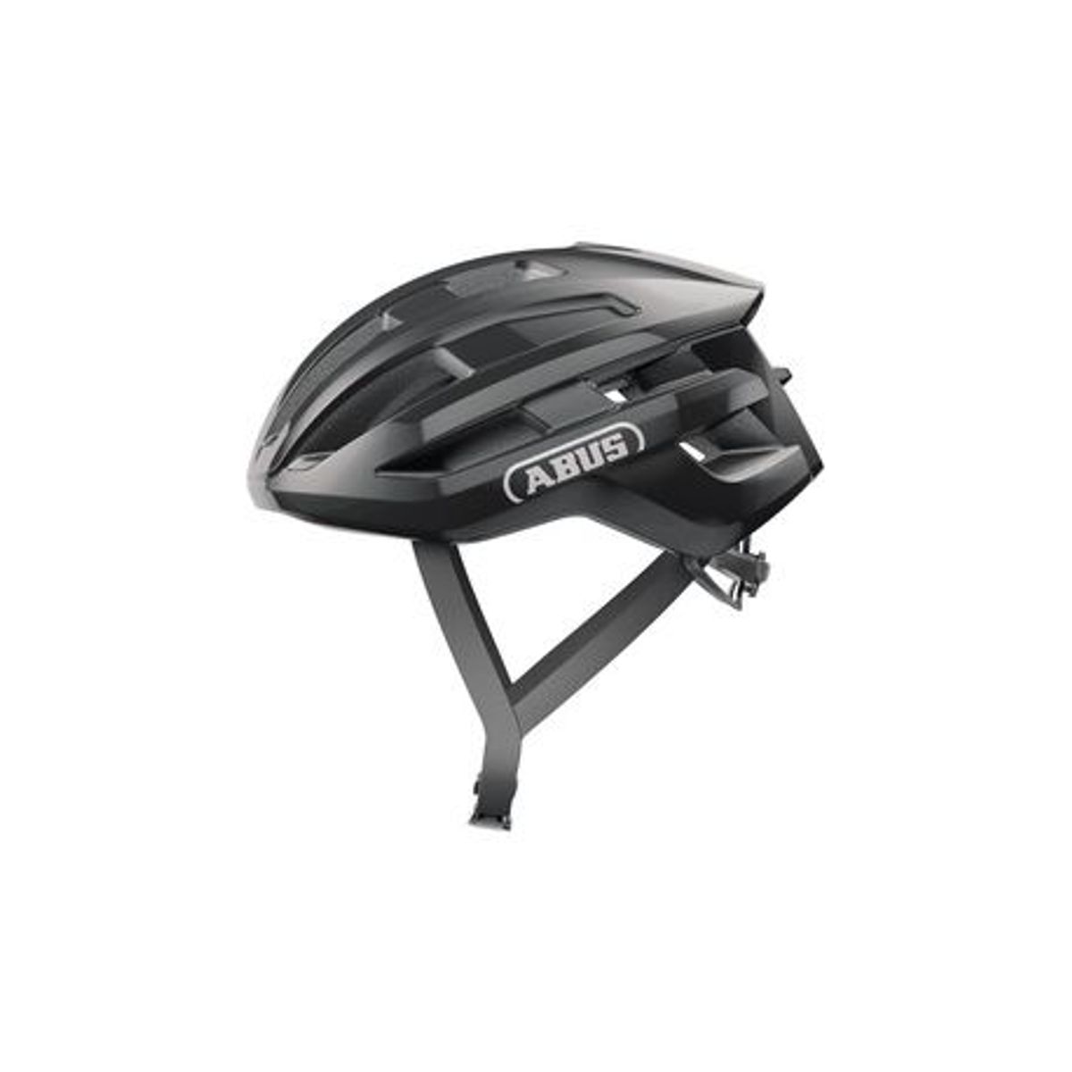 Abus PowerDome shiny black cykelhjelm