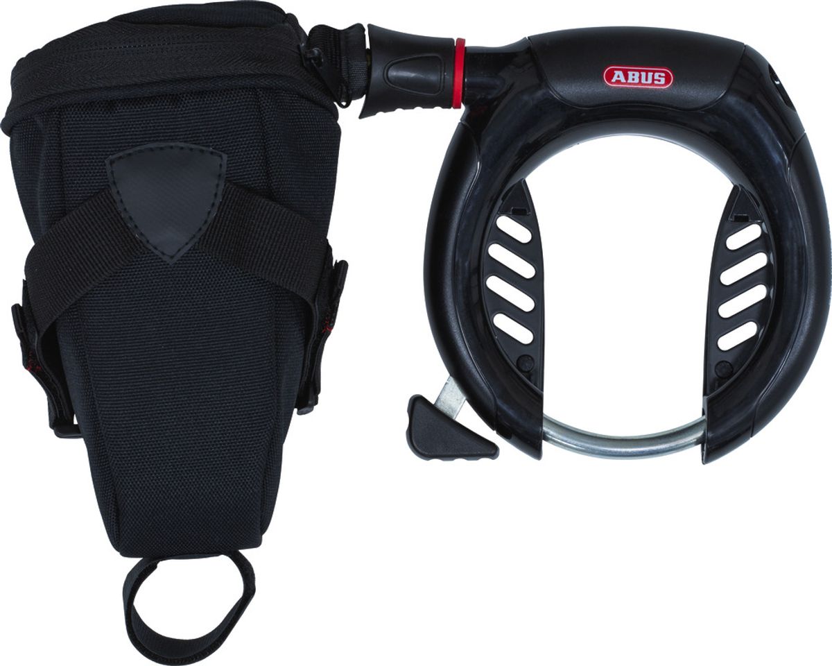 Abus Ringlås 5955 Pro Shield m/kæde 100cm og taske X-PLUS - Sort