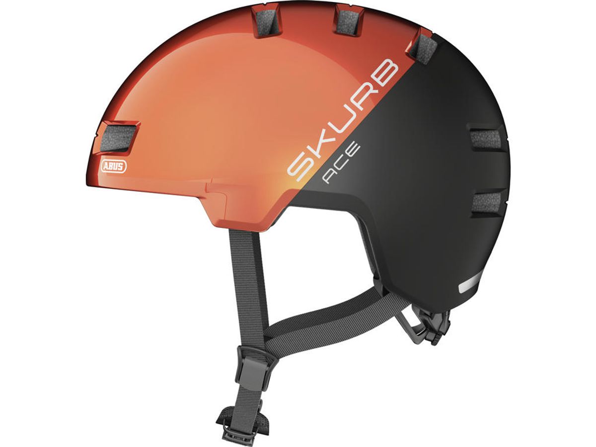 Abus Skurb ACE - Cykelhjelm - Str. 55-59 cm - Goldfish orange