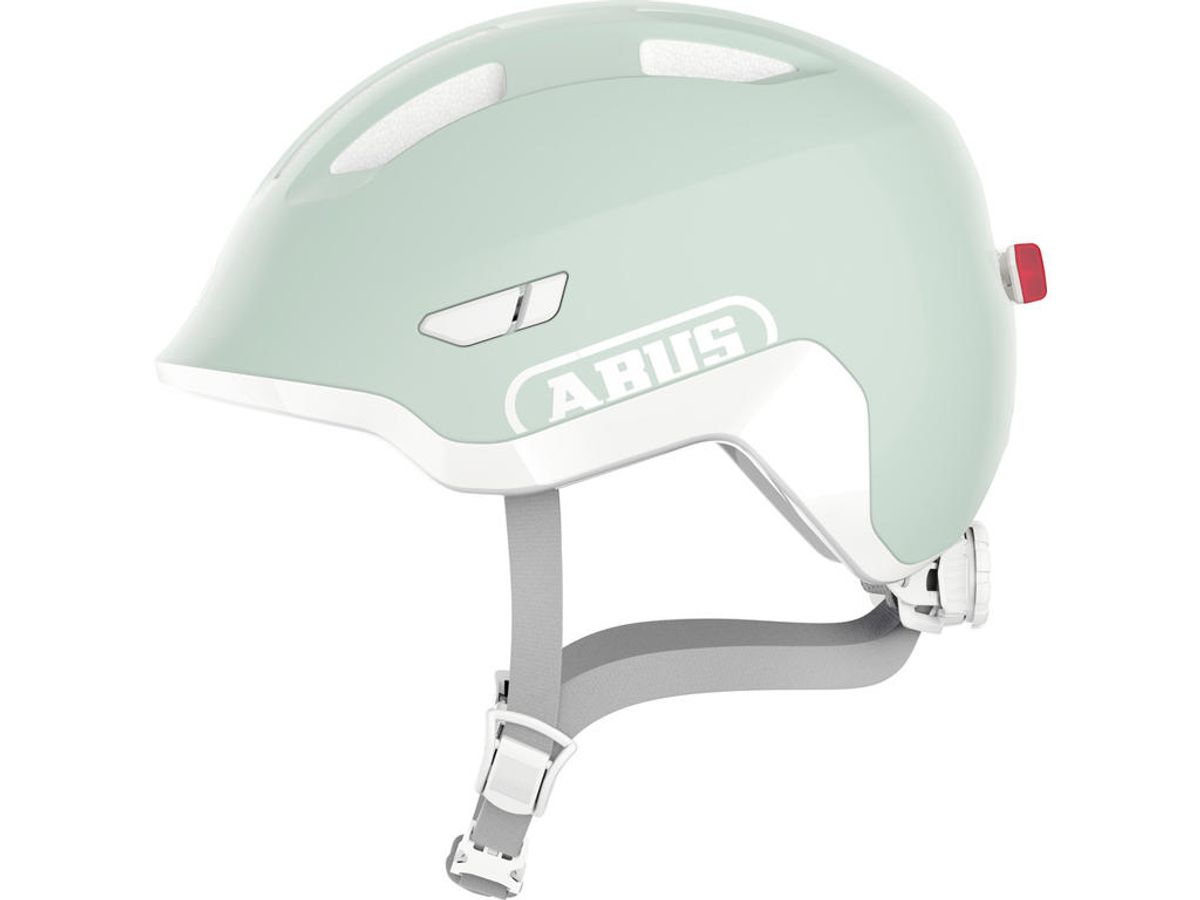 Abus Smiley 3.0 LED - Cykelhjelm til børn - Pure mint - Str. M