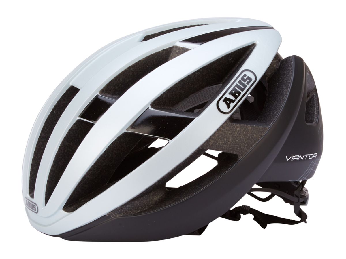 Abus Viantor - Cykelhjelm - Sølv/sort - Str. 51-55cm