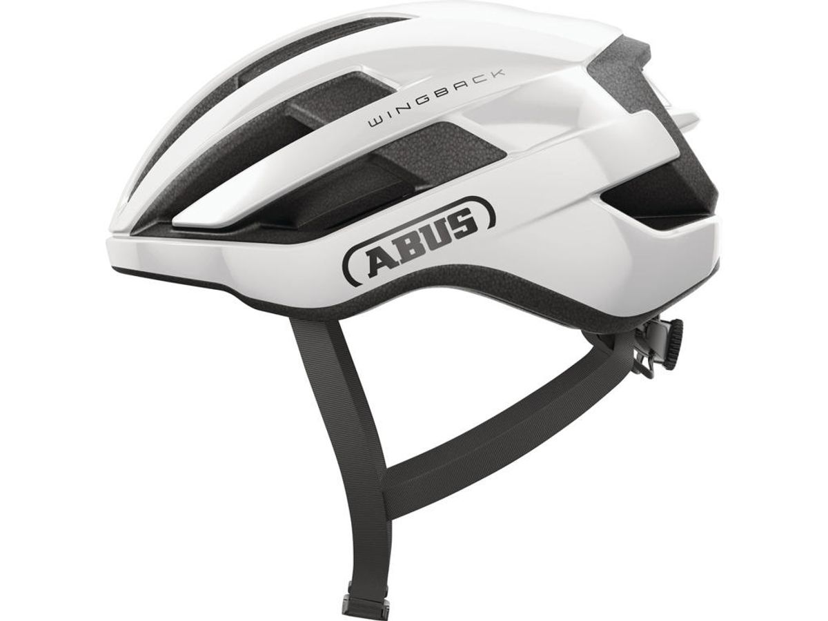 Abus WingBack - Cykelhjelm - Str. 51-55 cm - Shiny white