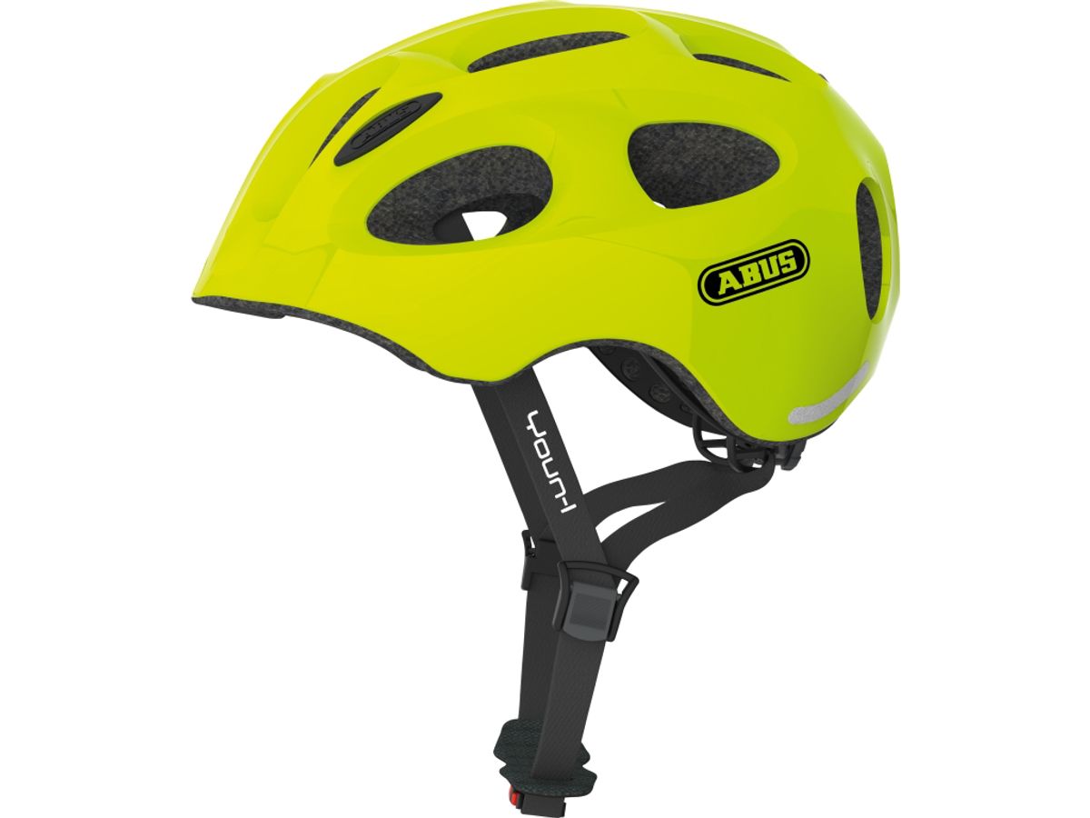 Abus Youn-I - Cykelhjelm - Neon gul - Str. 48-54cm