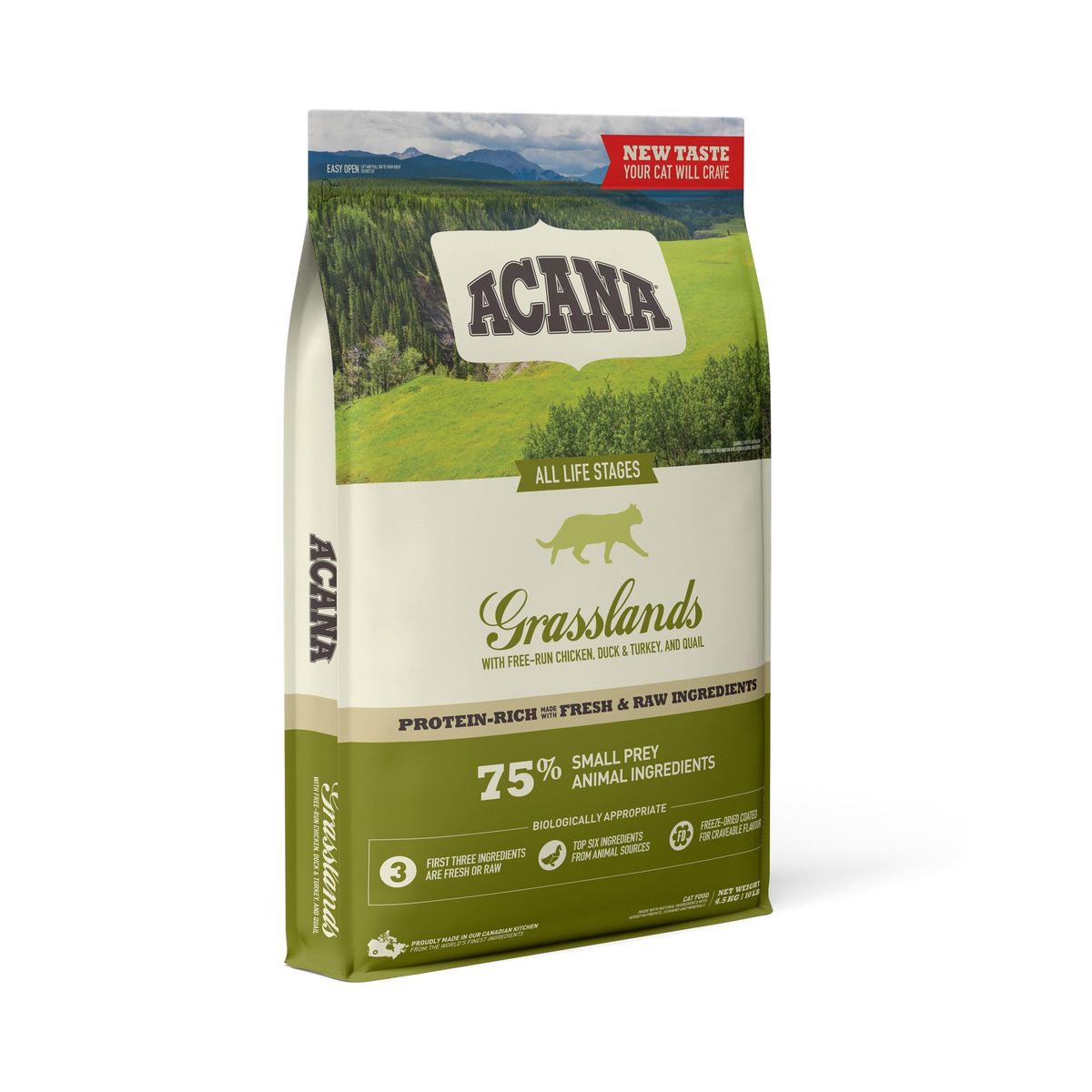 Acana - Acana Grasslands Cat 4,5 Kg - Kattefoder - Det Bedste til Kæledyr