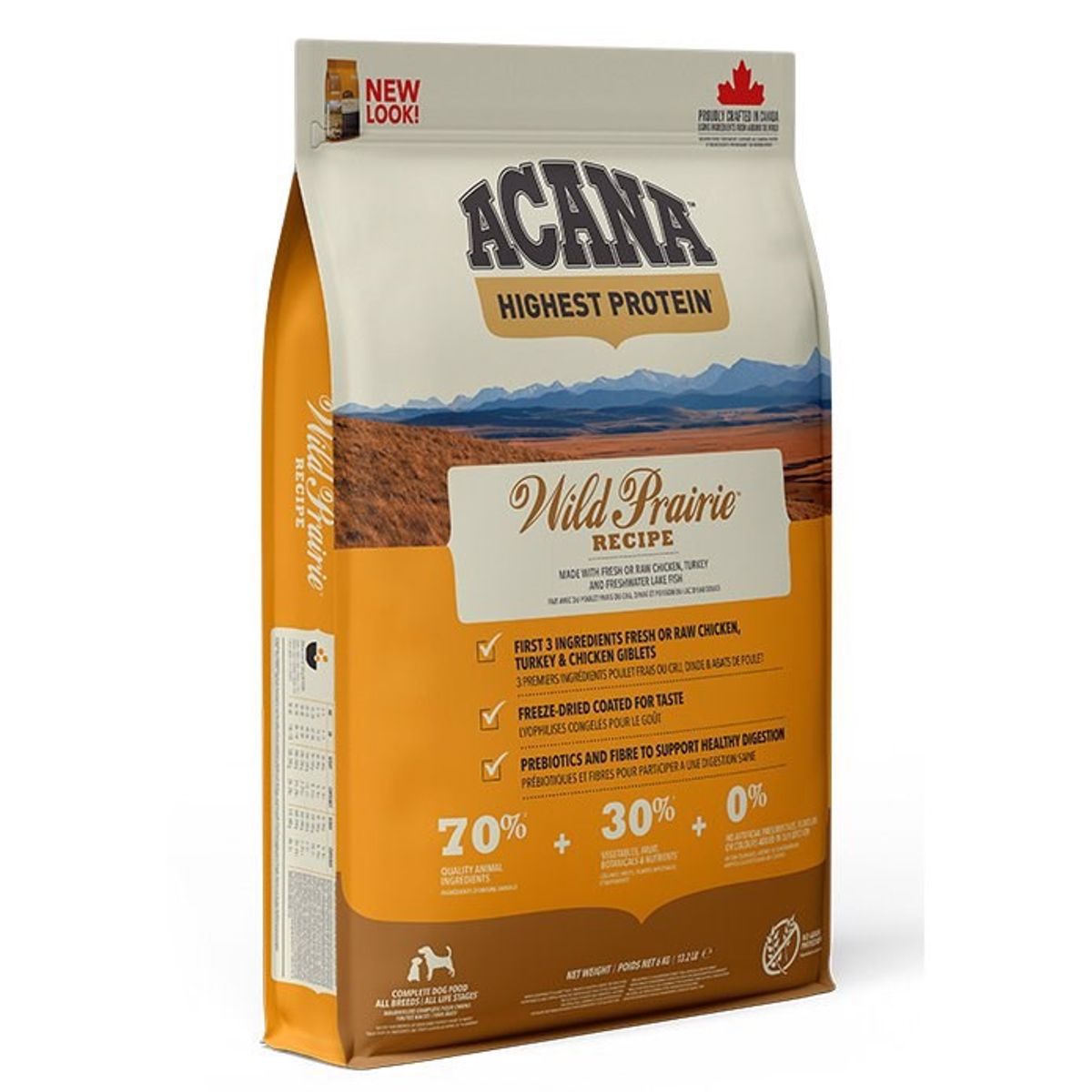 Acana Wild Prairie Recipe, Hundefoder, 6 kg