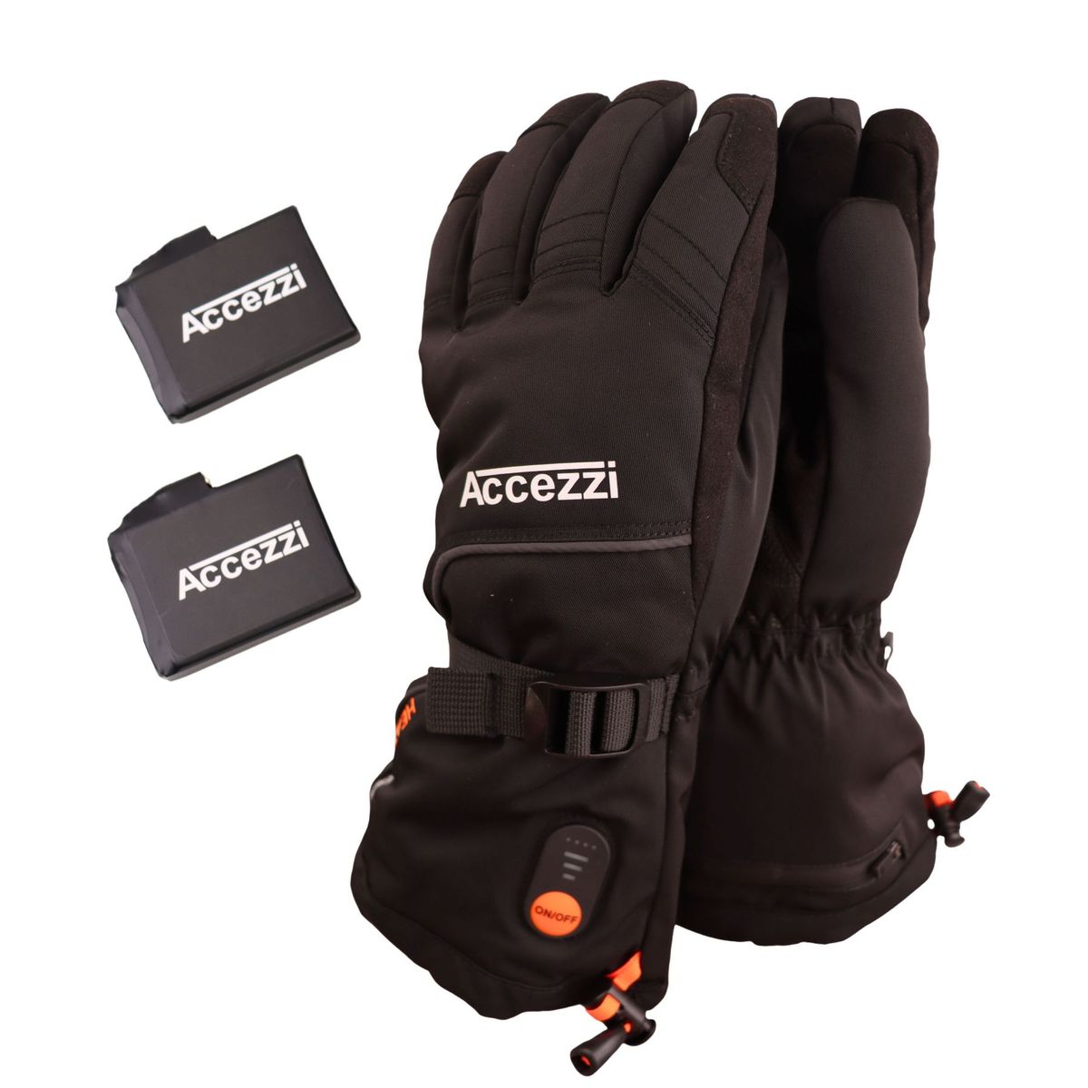 Accezzi Heat Gloves, varmehandsker. Inkl. batteri og oplader