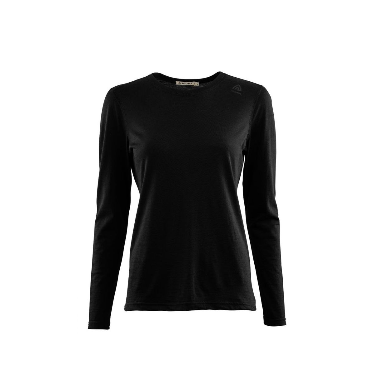 Aclima Dame LightWool L/S Undershirt Black M