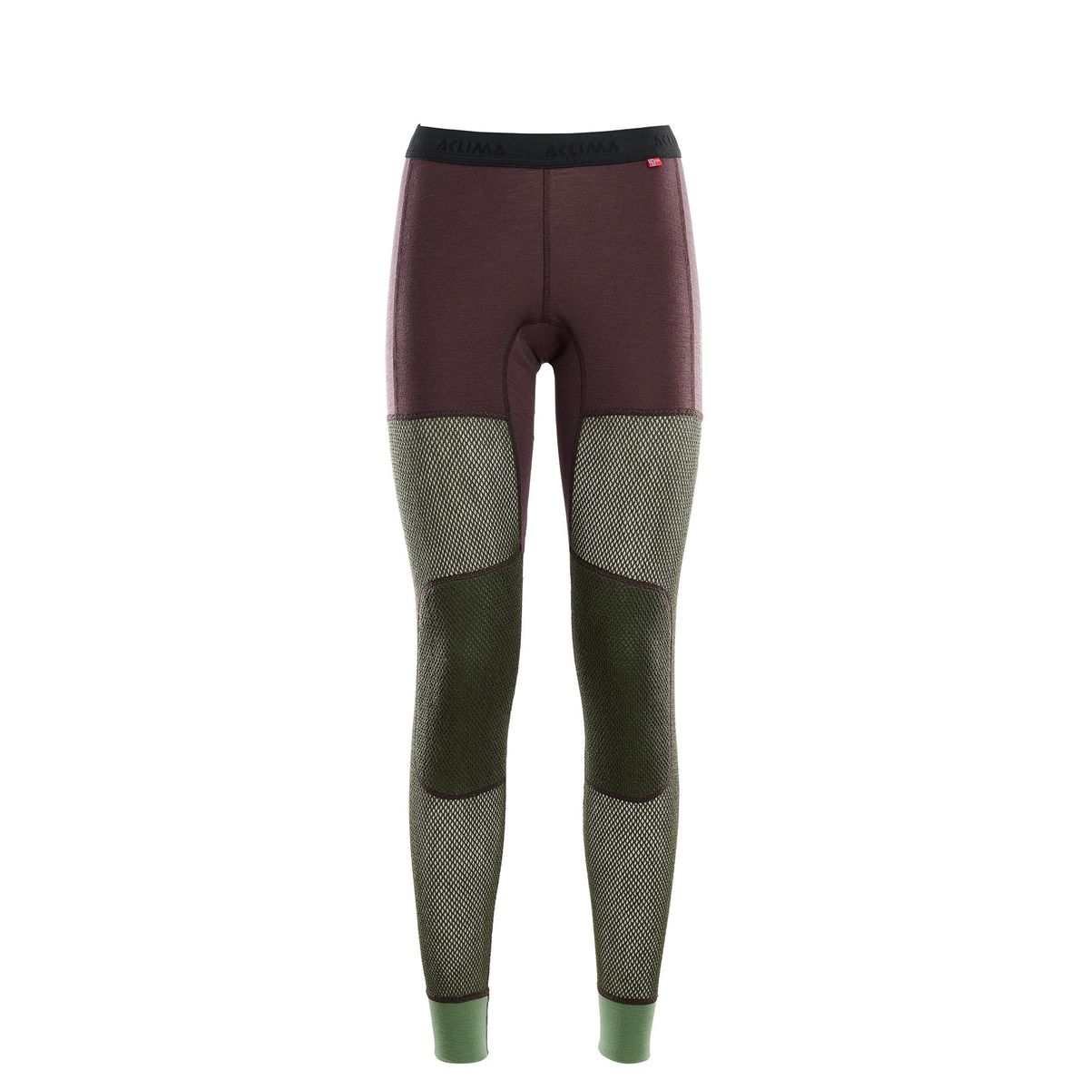 Aclima Dame Pants Hiking Wool Fudge / Dill / Olive Nig M