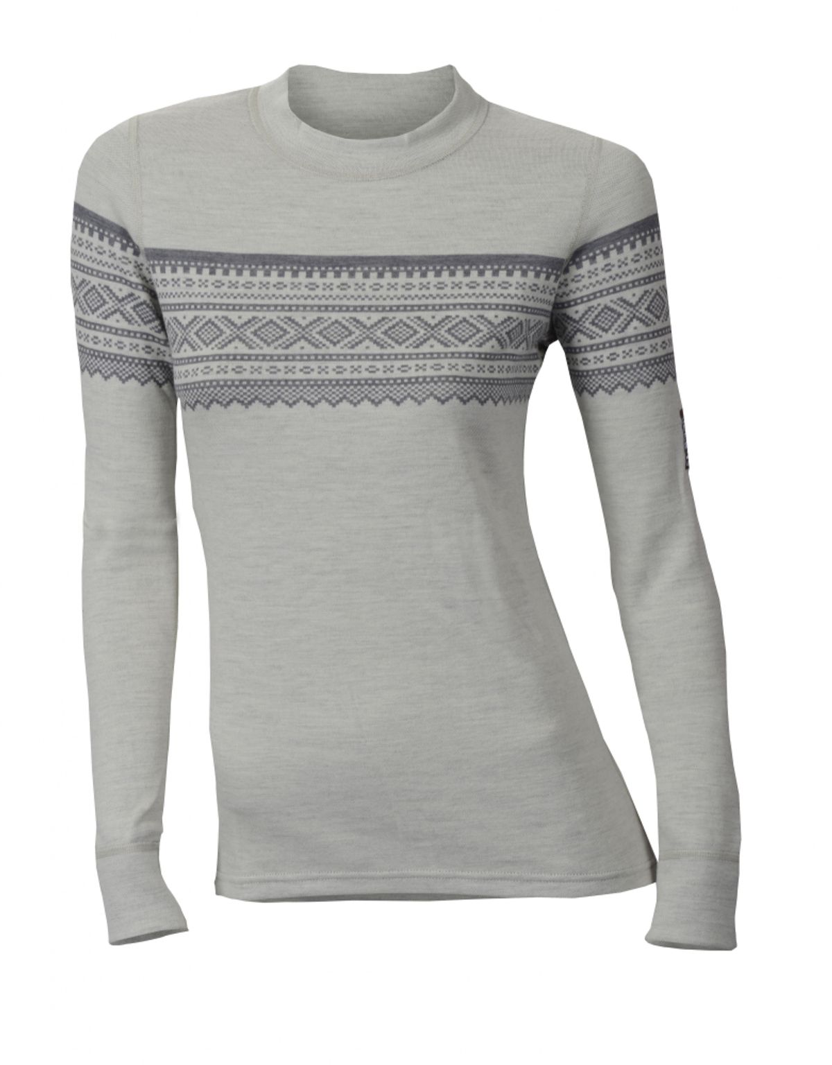 Aclima DesignWool Marius Crew Neck Woman - Gråfjell - XS