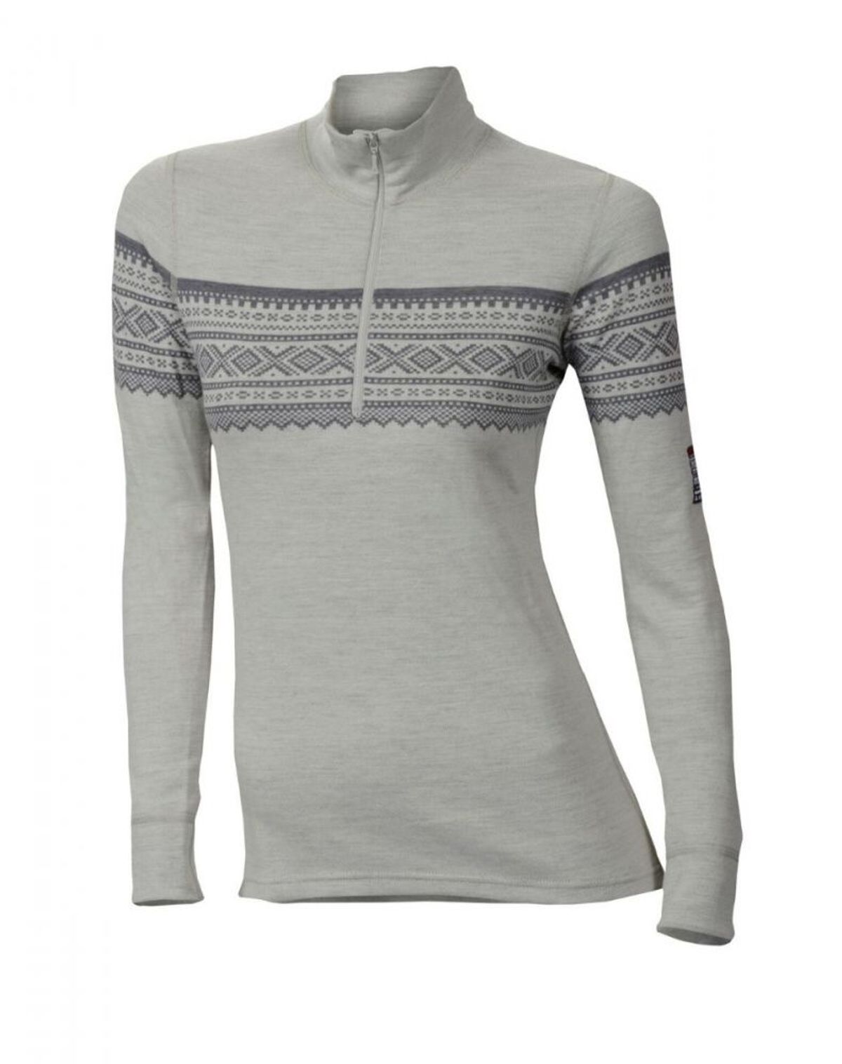 Aclima DesignWool Marius Mock Neck Woman - Gråfjell - 32