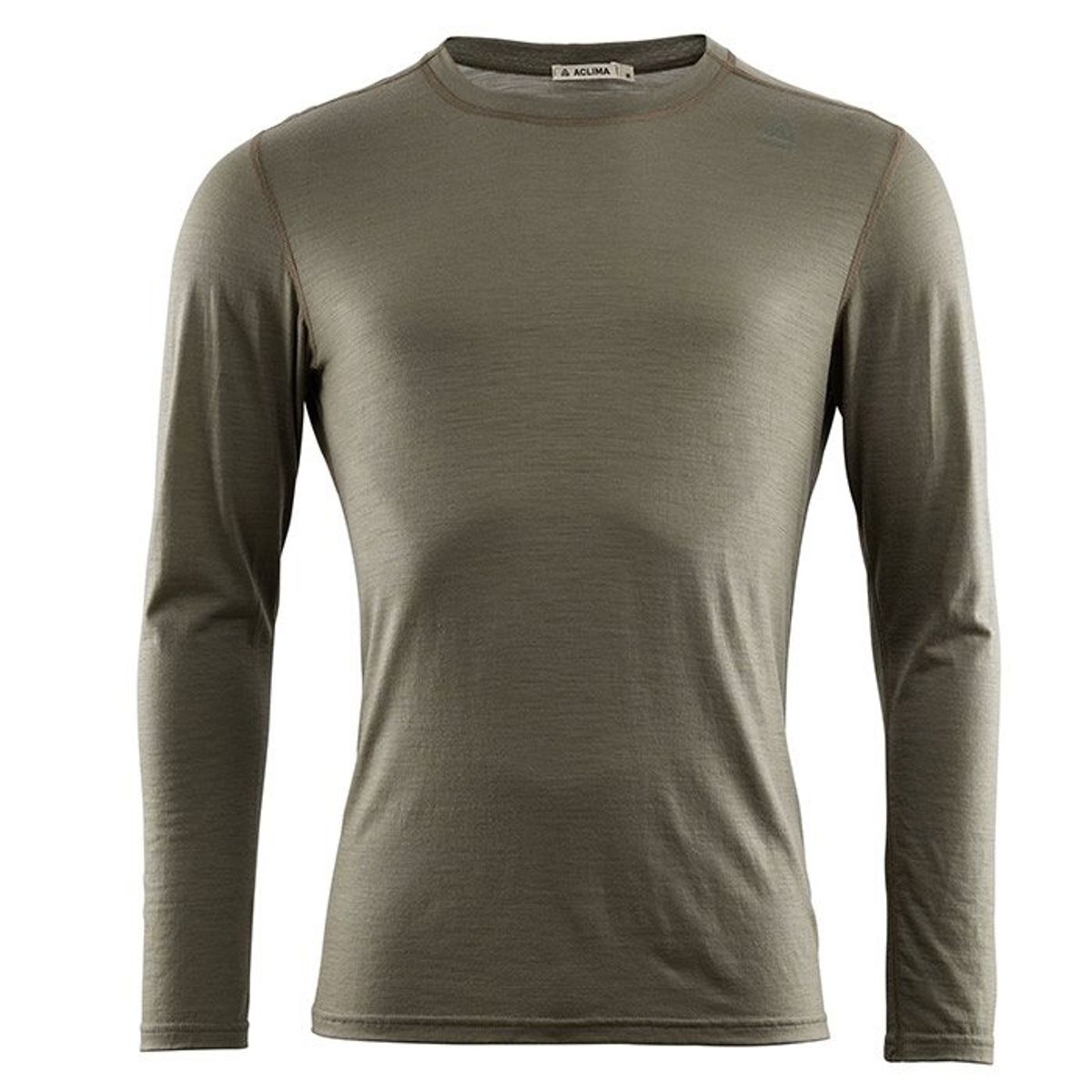 Aclima Herre LightWool L/S Undershirt Ranger Green M