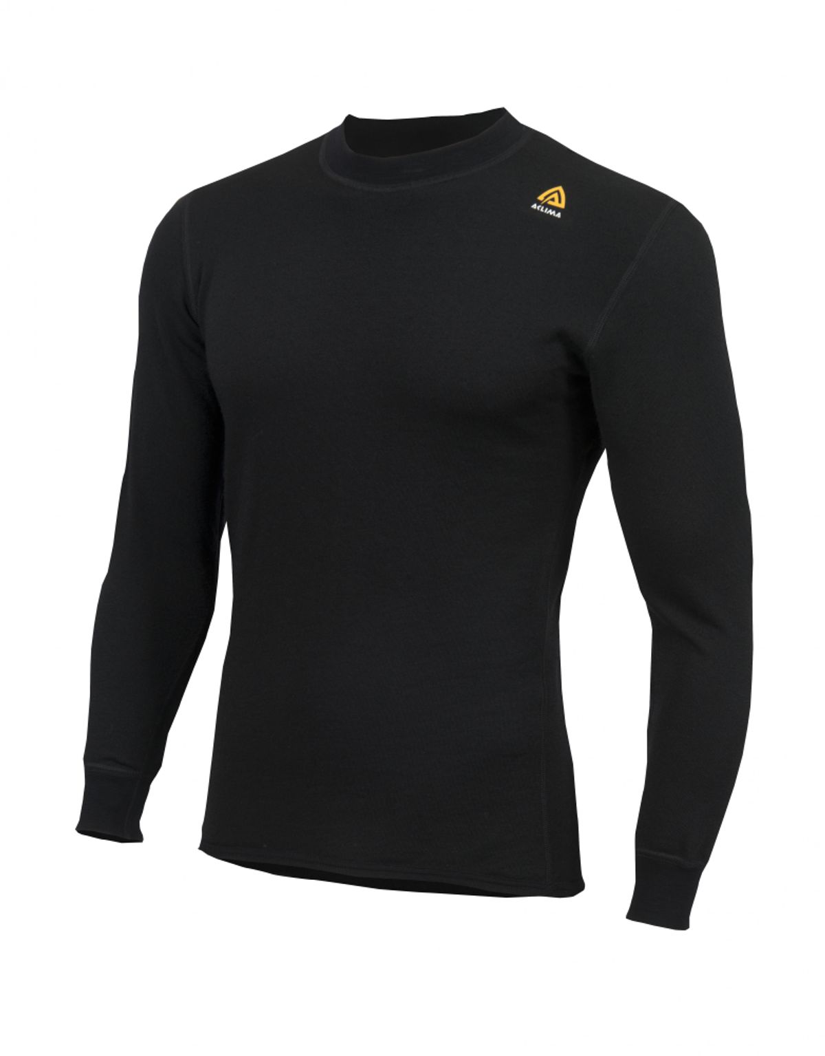 Aclima HotWool Crew Neck Unisex - Jet Black - XS