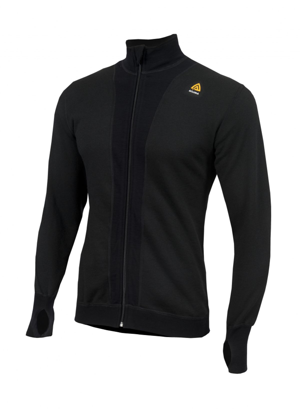 Aclima HotWool Light Jacket Unisex - Jet Black - S