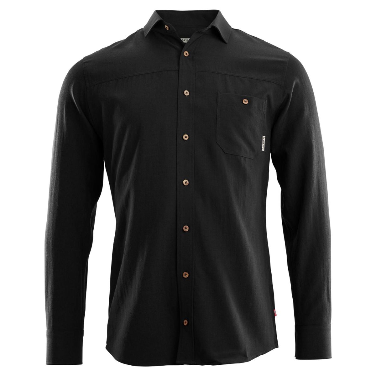 Aclima LeisureWool Woven Wool Shirt Man - Jet Black - XS