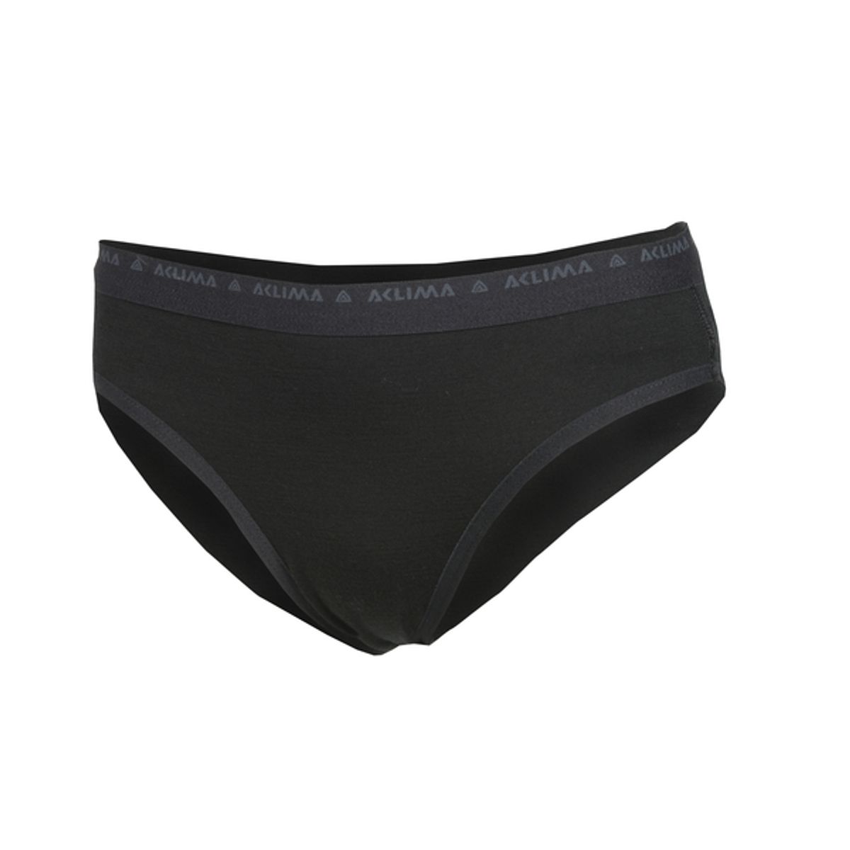 Aclima LightWool Briefs Woman - Jet Black - 30