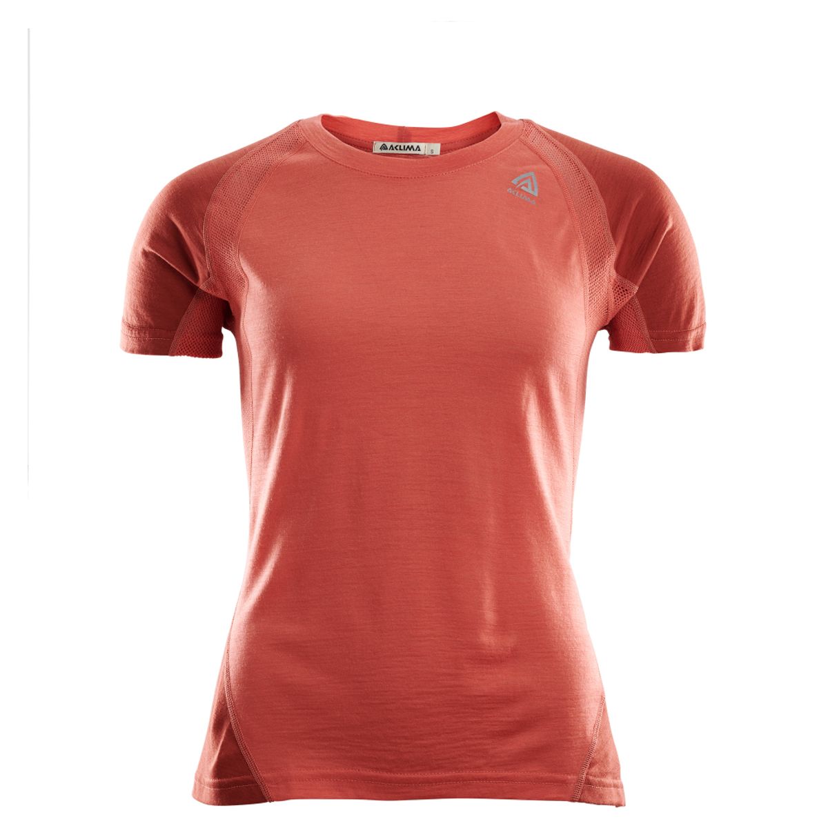 Aclima Lightwool Sports T-shirt Woman Burnt Sienna / Red Ochre - L