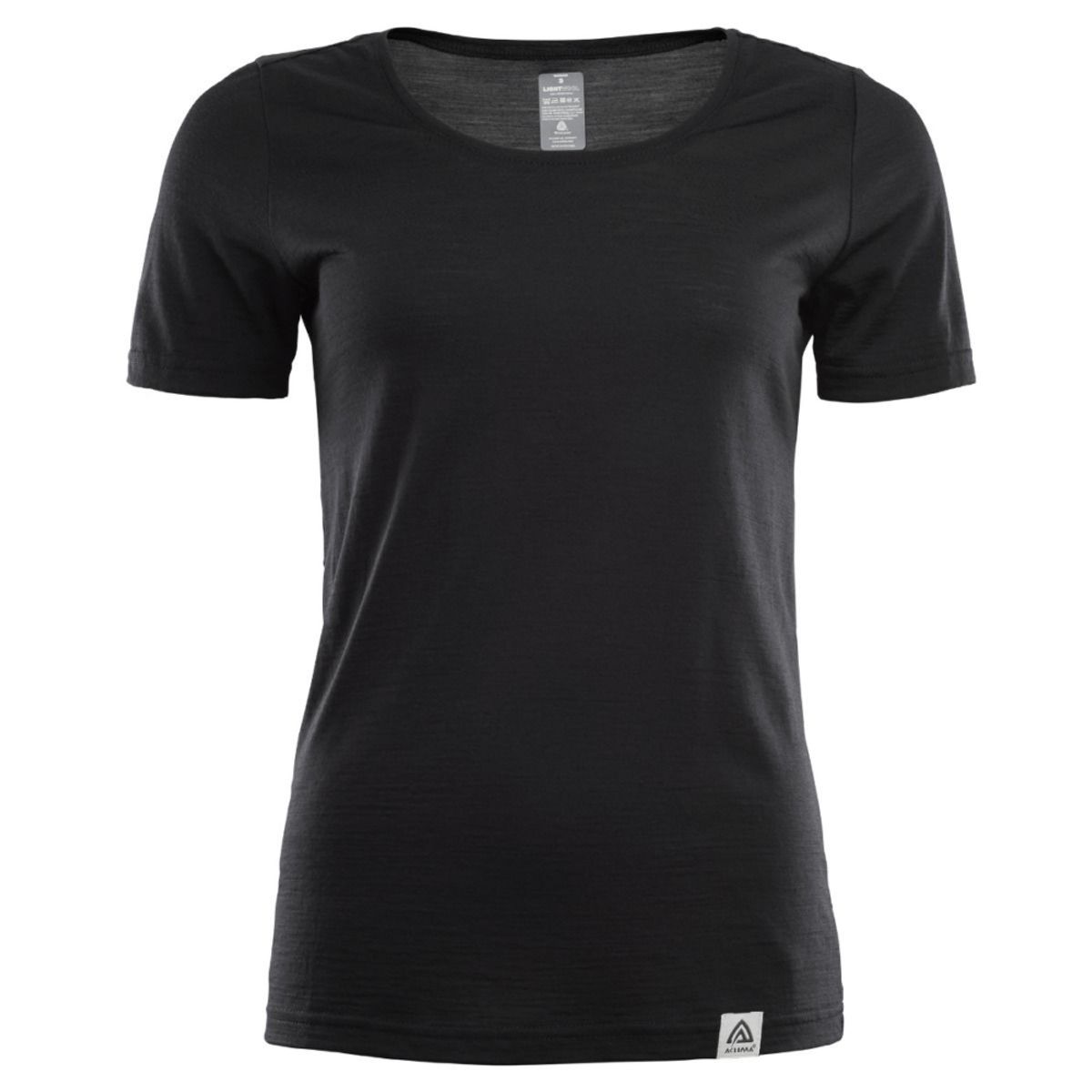 Aclima LightWool T-shirt Round Neck Woman - Jet Black - 34