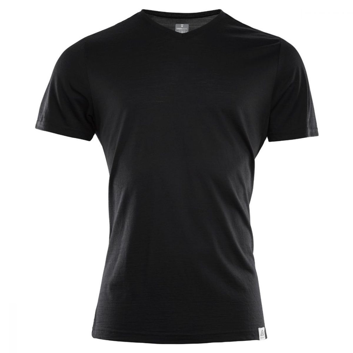 Aclima LightWool T-Shirt V-Neck Man - Jet Black - 30