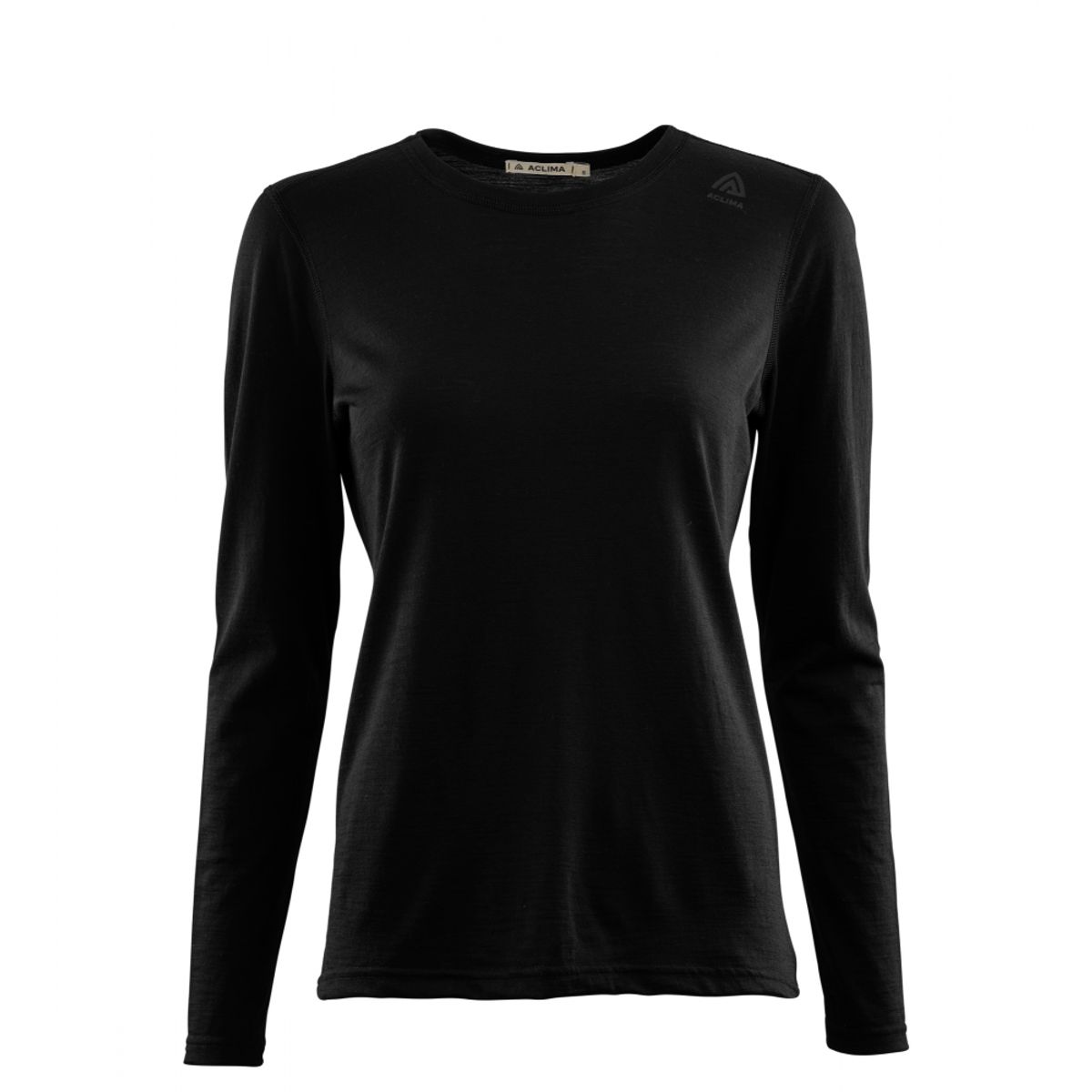 Aclima LightWool Undershirt LS Woman - Jet Black - M