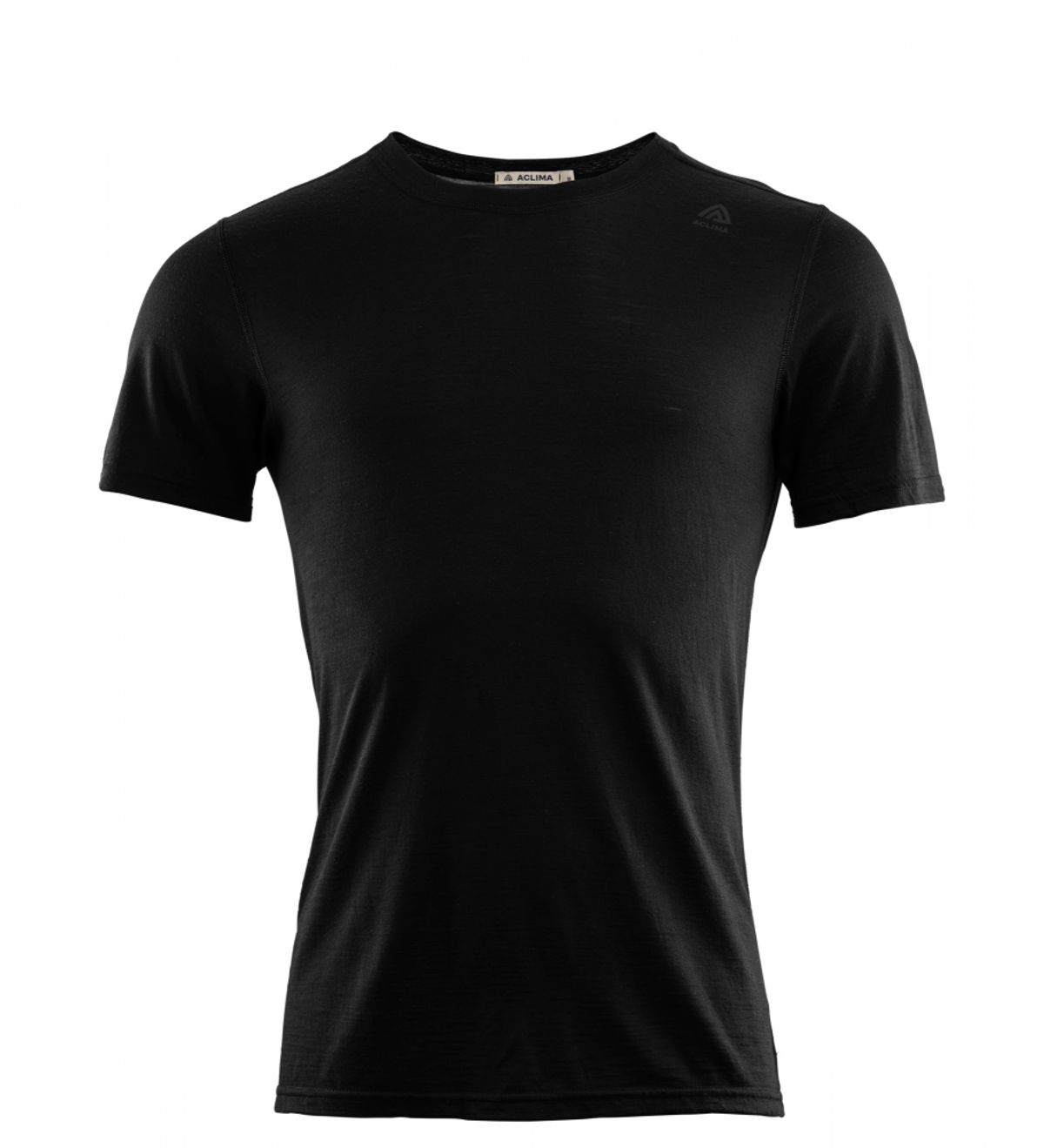 Aclima LightWool Undershirt Tee Man - Jet Black - L