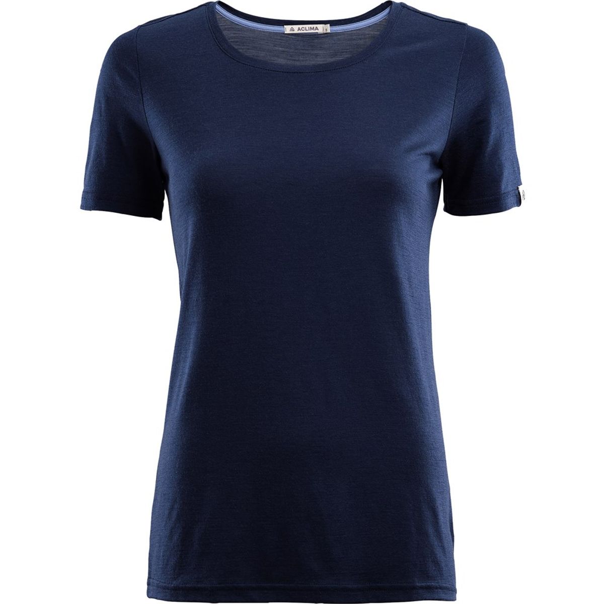 Aclima Round Neck Dame Lightwool Navy Blaze L