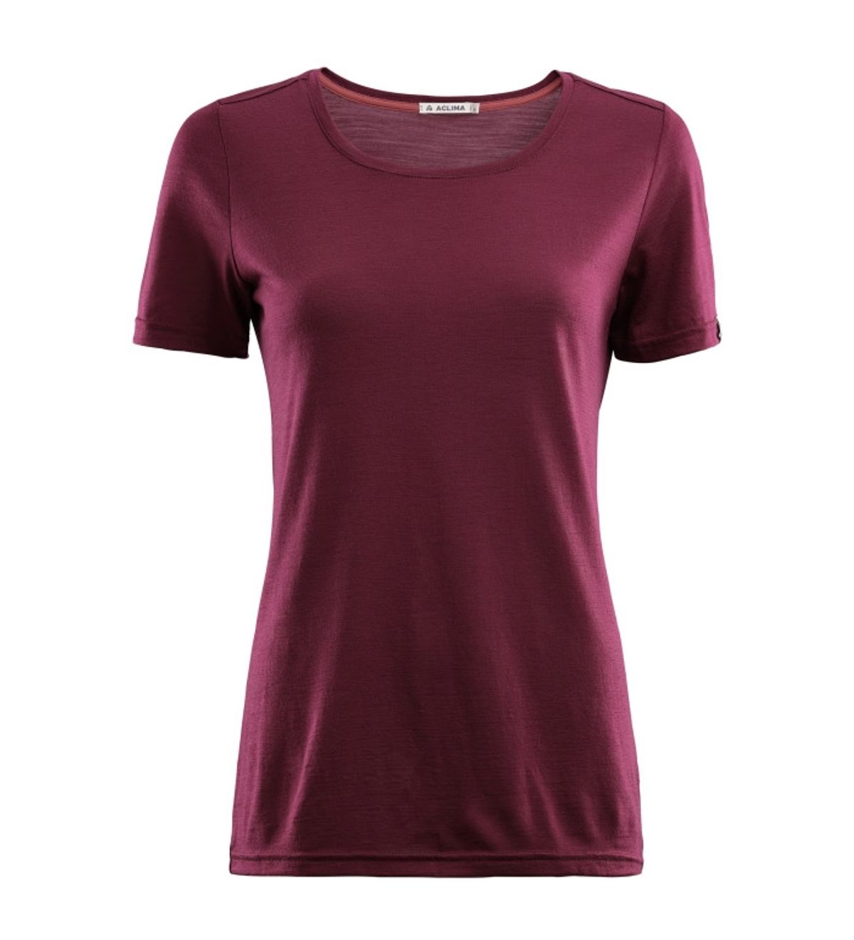 Aclima Round Neck Dame Lightwool Zinfandel L