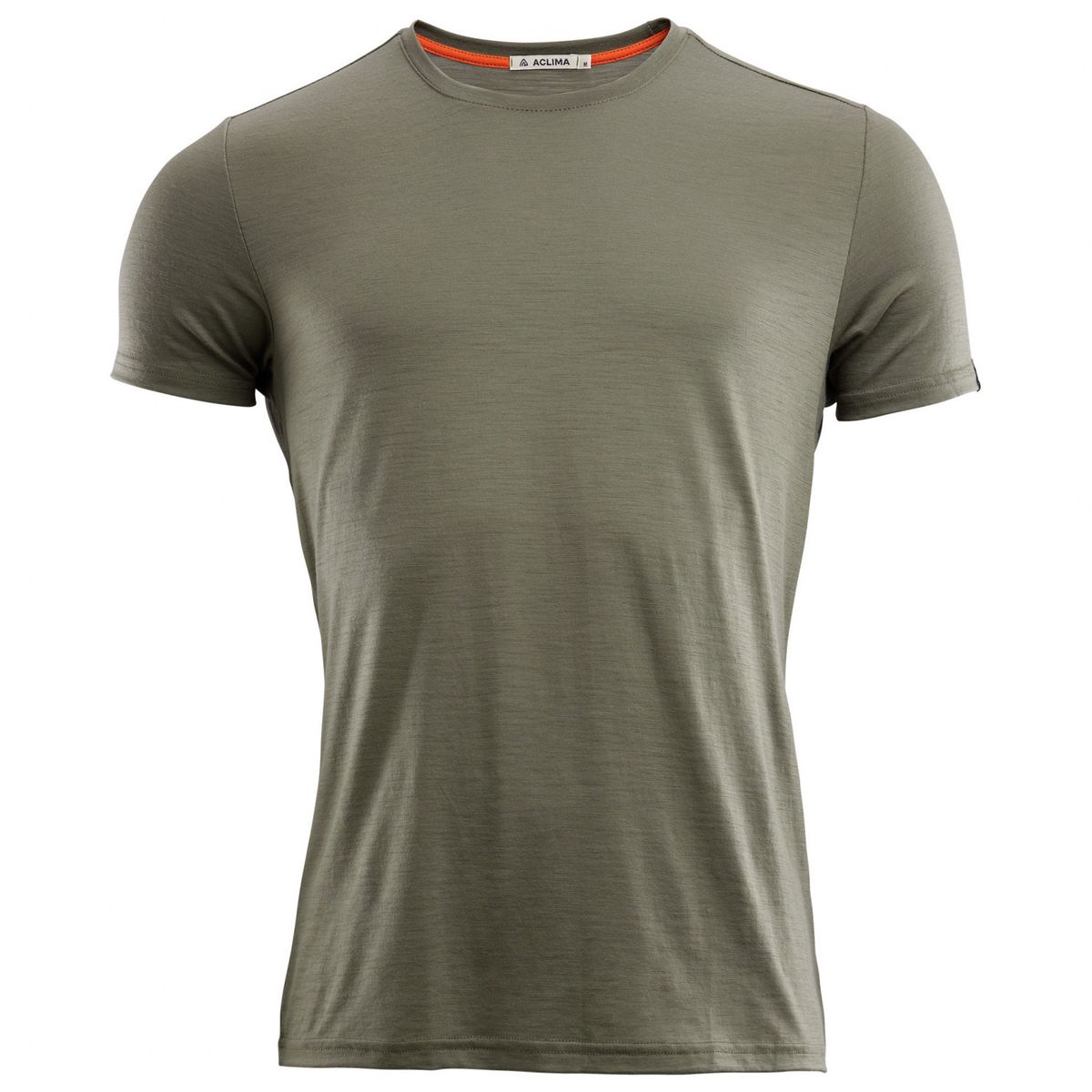 Aclima Round Neck Herre Lightwool Ranger Green M