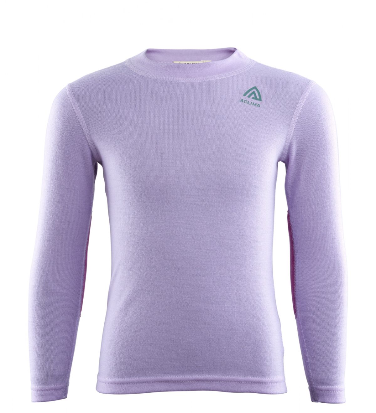 Aclima WarmWool Crew Neck Shirt Children - Purple Rose / Sunset Purple - 100