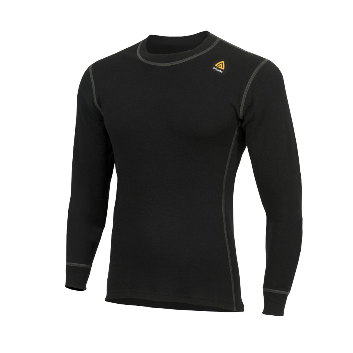 Aclima WarmWool Crew Neck Shirt Man - Jet Black - M